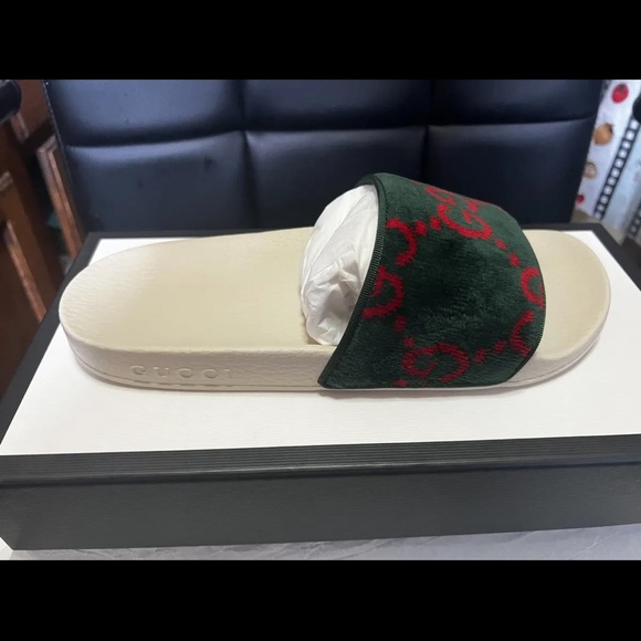 Brand New! Limited Edition Gucci Women’s Slides Size 38 - Picture 3 of 7